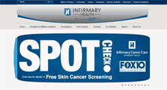 Desktop Screenshot of infirmaryhealth.org