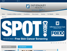 Tablet Screenshot of infirmaryhealth.org